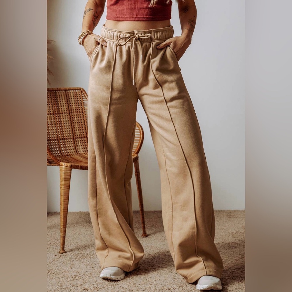 Cozy Khaki Sweatpants